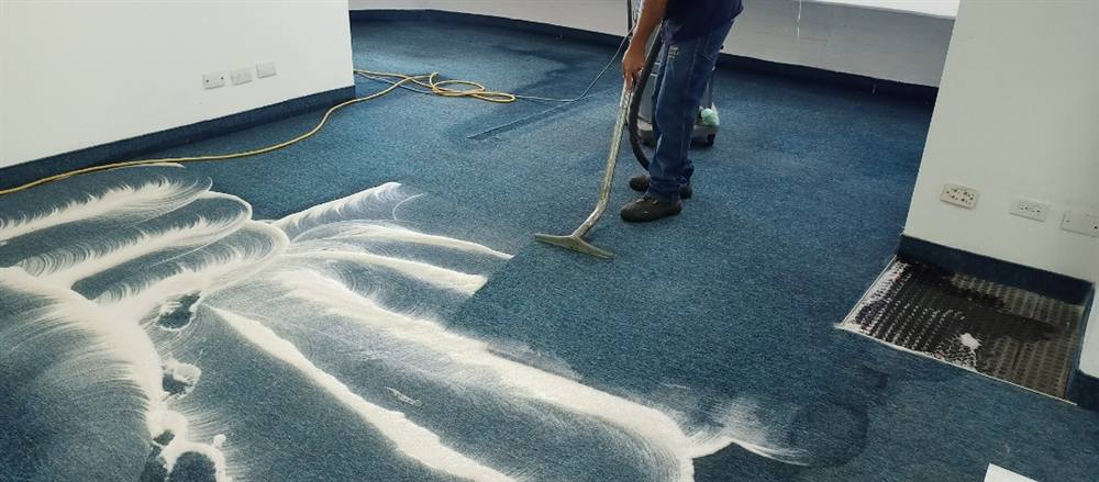 Lavado y extracción de alfombras